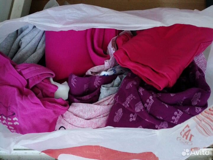 Пакет одежды на девочку от 3 до 7 лет