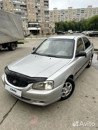 Hyundai Accent 1.5 AT, 2005, 206 000 км