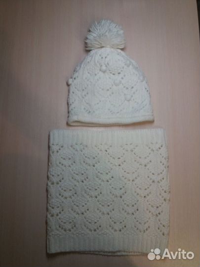 Детская шапка + снуд Next