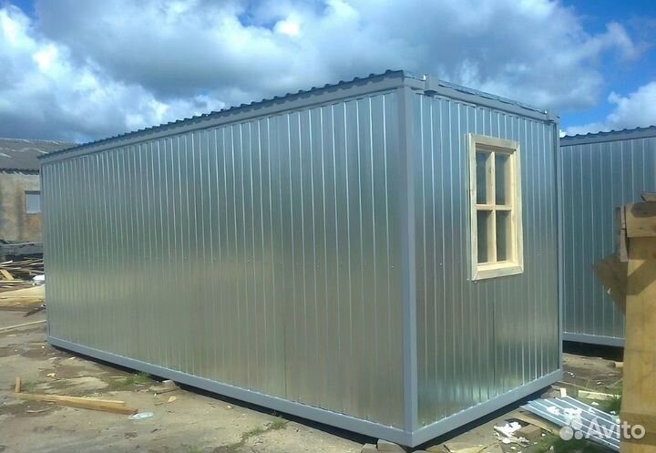 Бытовка 6*2,4*2,4, профнастил - (двп)