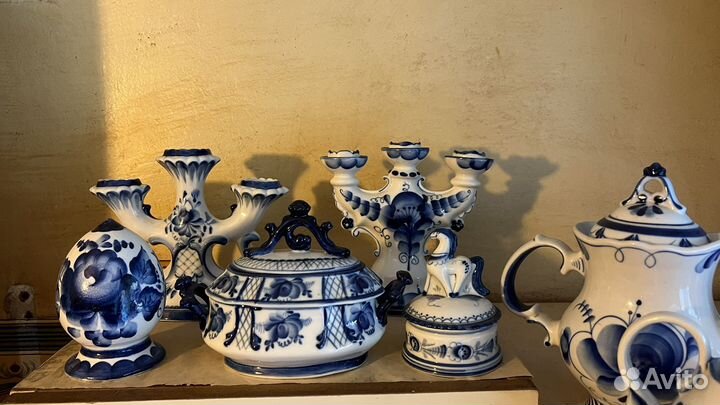 Фарфоровая посуда Гжель