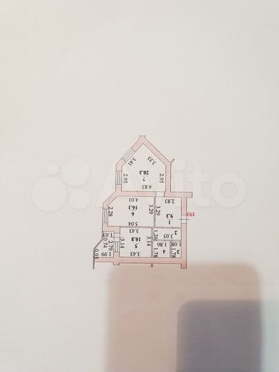 2-к. квартира, 65 м², 10/14 эт.