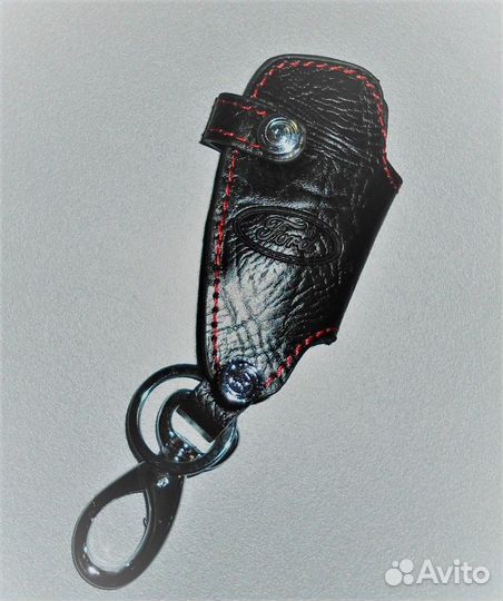 Чехол ключа зажигания смарт Ford 3 кнопки красная