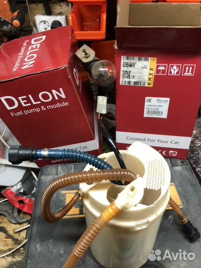 Модуль в сборе с бензонасосом vw touareg 4,2