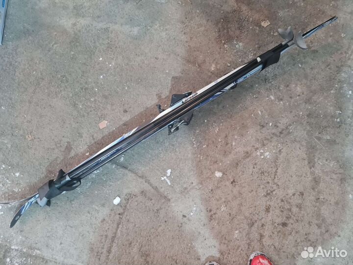 Лыжи беговые с ботинками размер 35