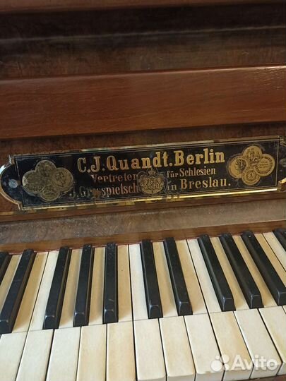 Пианино c j quandt berlin