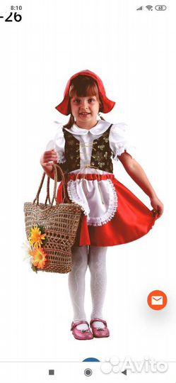 Костюм пиратки/Мальвина/красная шапочка/кукла