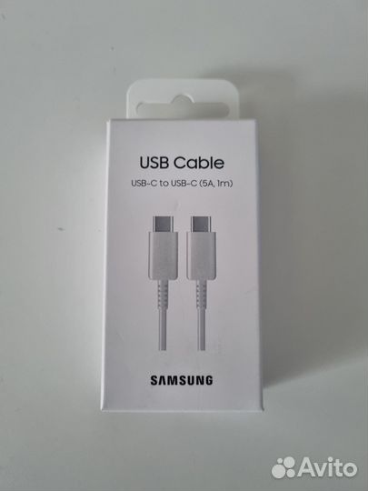 Оригинальный кабель USB type-C - type-C Samsung 5A