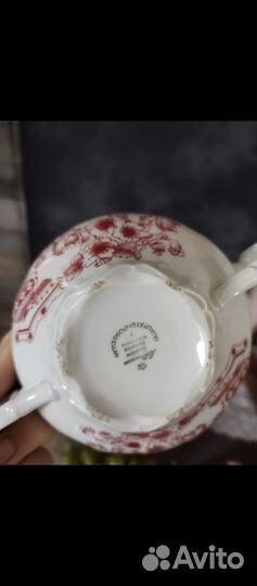 Антикварная супница бульонница