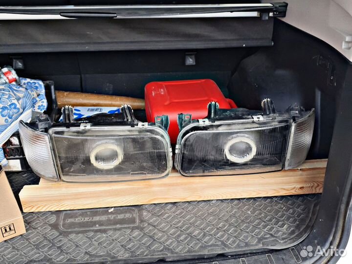 Фары с линзами Passat B3