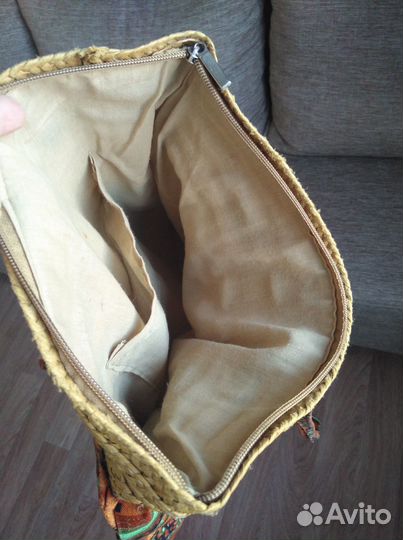 Сумка текстильная через плечо