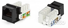 Hyperline KJ2-8P8C-C5e-90-BK Вставка