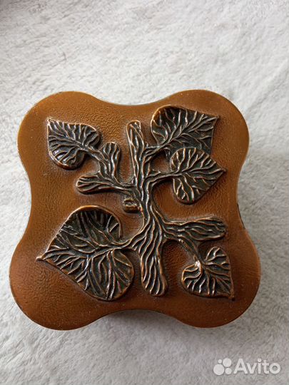 Винтажная шкатулка бакелит, карболит. 1950-1960-е