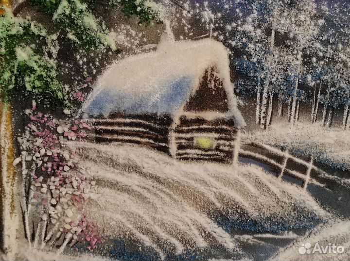 Картина из каменной крошки