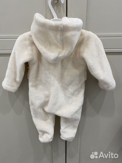 Плюшевый комбинезон новый 56р