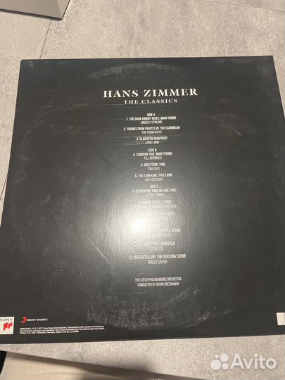 Виниловая пластинка hans zimmer