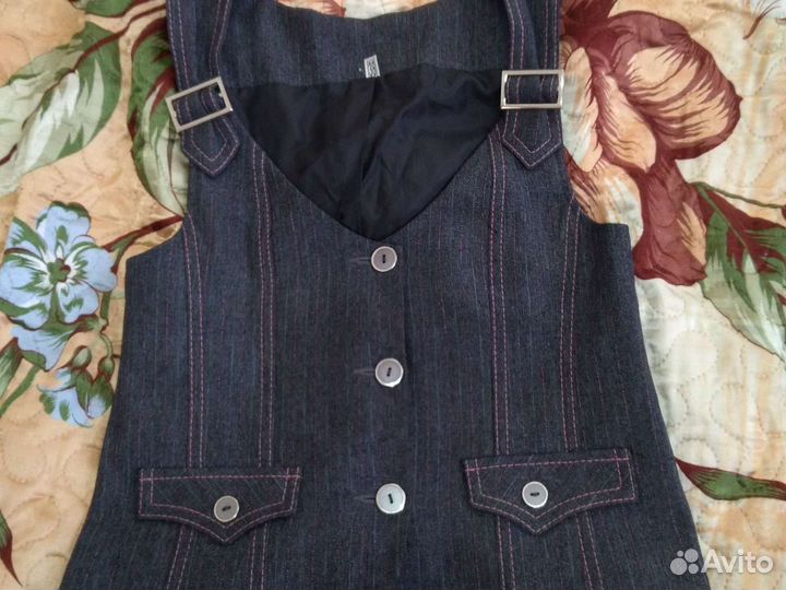 Жилетка для девочки школьная