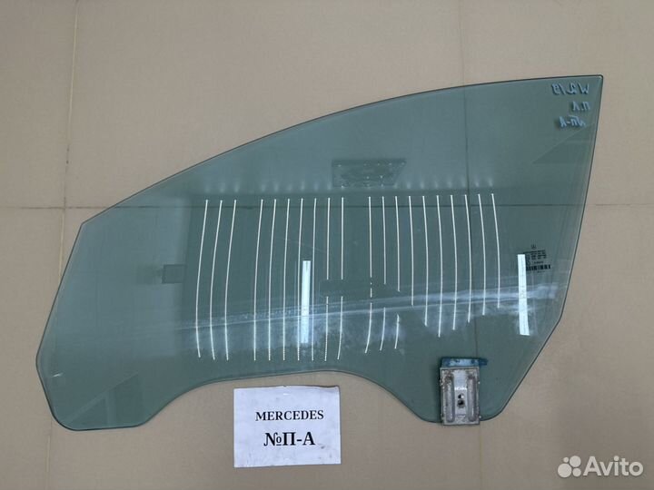 Стекло двери (синее) Mercedes CLS W219