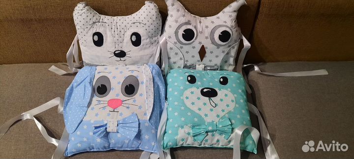 Бортики в детскую кроватку новые