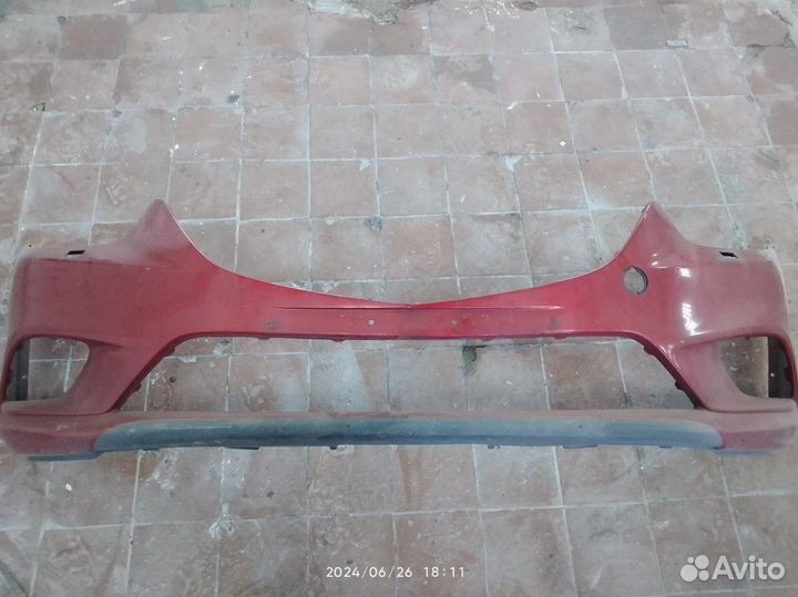 Бампер передний на Мазда