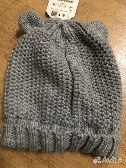 Шапка вязаная Zara для девочки 2-4 года
