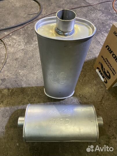 Глушитель основной прямоточный 450х190 52мм