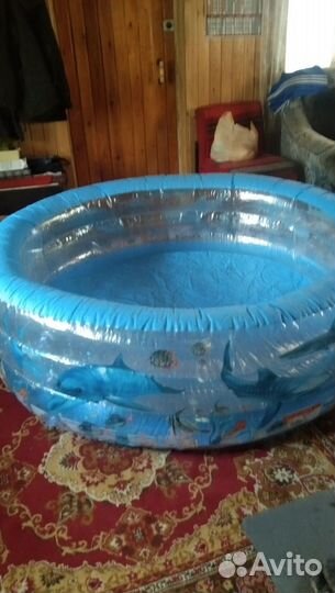 Детский надувной бассейн бу