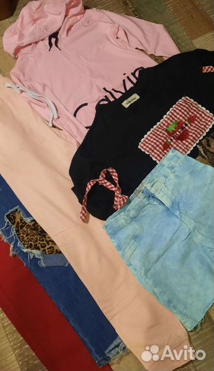 Одежда пакетом на девочку 140-152