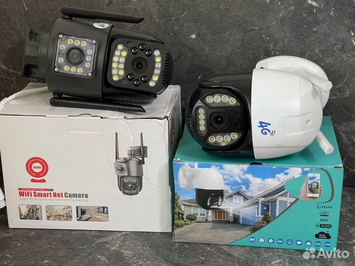 Камера видеонаблюдения 4G с сим картой и без