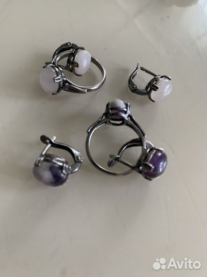Серьги серебро 925