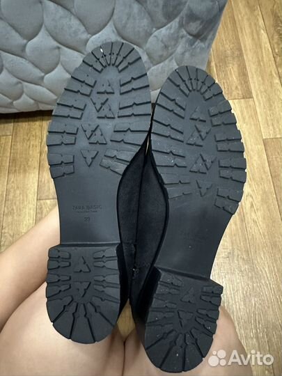 Ботфорты чулки zara