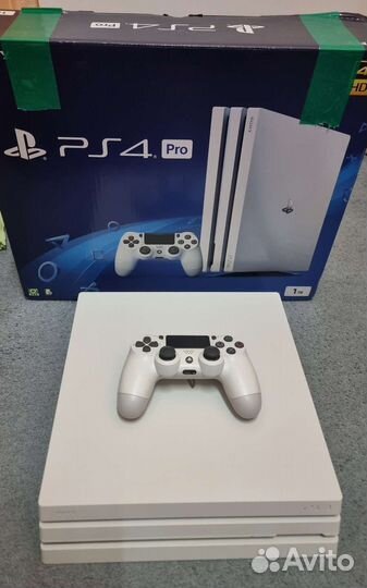 Ps4 pro белая+15 супер игры