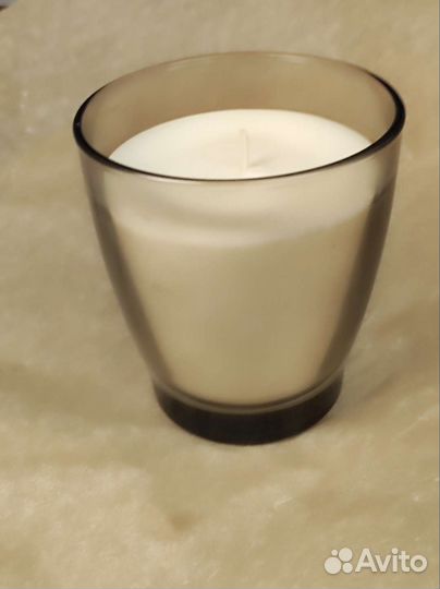 Свеча икеа Энстака аромат костра 50 часов