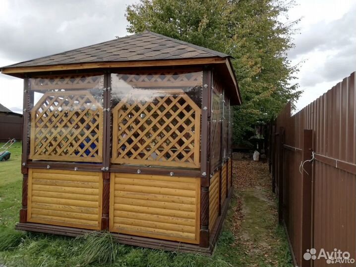 Мягкие окна для беседок террас и веранд