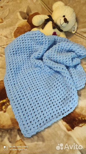 Плед детский плюшевый