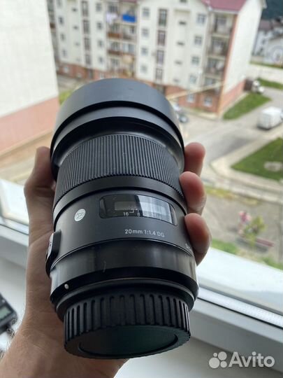 Объектив sigma 20 1.4 art canon