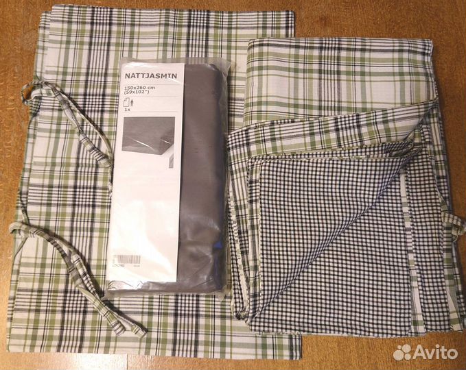 IKEA набор постельного белья с простыней 1,5-сп