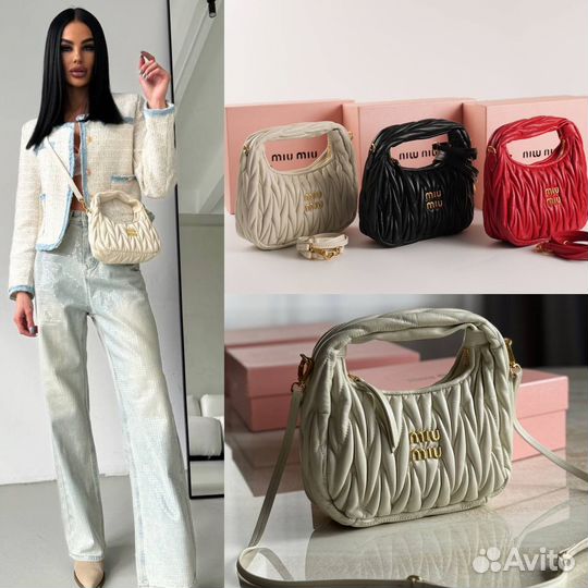 Сумка Miu Miu натуральная кожа