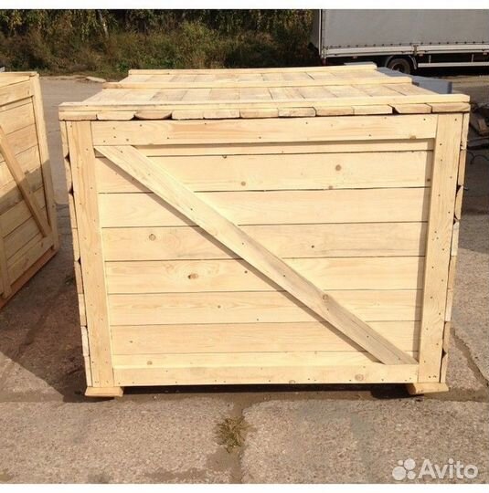 Ящик деревянный, коробки, транспортировочная тара