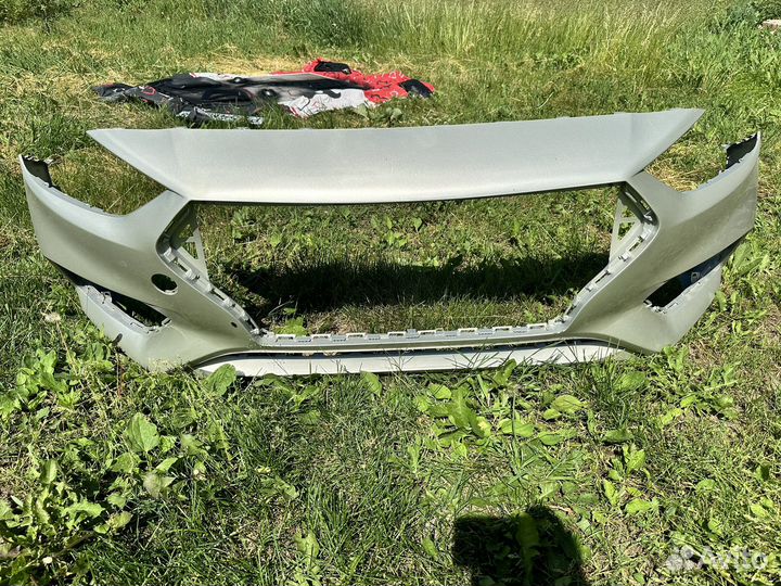 Бампер передний hyundai solaris 2 дорест