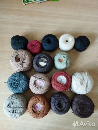 Нитки для вязания и вышивания ирис