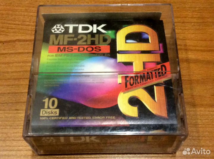 TDK MF-2HD IF 10PED