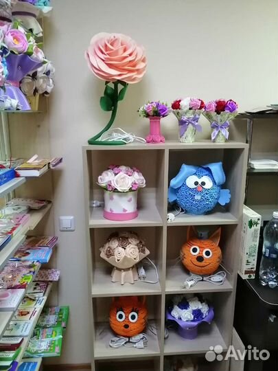 Букет из мыльных роз