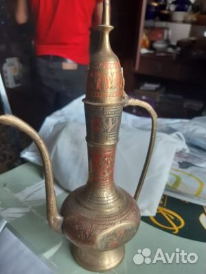 Латунные вазы, поднос Вьетнам,столов. приборы