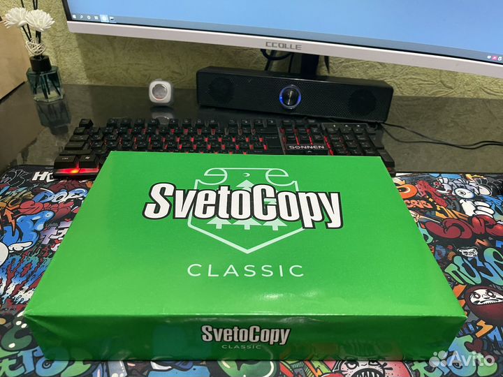 Офисная бумага a4 svetocopy 5штук