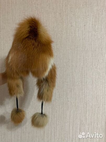 Шапка женская мех лисы