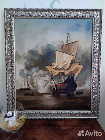 Картина маслом, большая