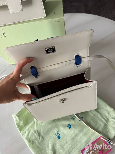 Сумка off white белые