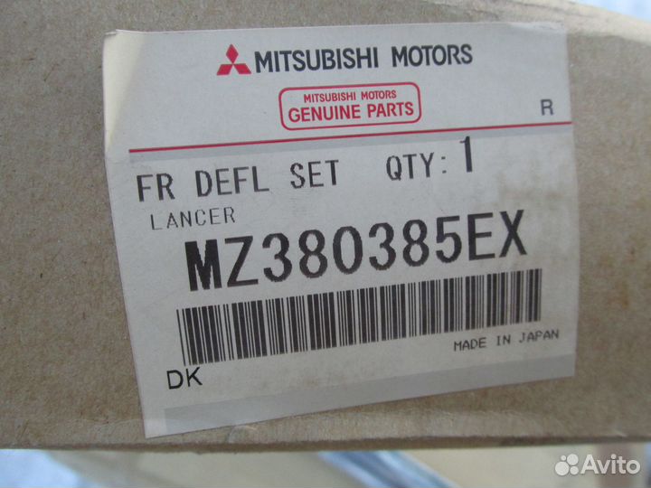 Mitsubishi Lancer 10 Ветровики передних стекол