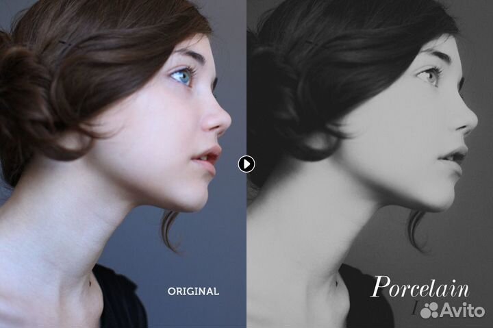 Porcelain - набор авторских чб пресетов Lightroom